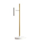 Reading table lamps - ALDEX desk lamp TREVO WHITE/Brass, 1 x 35W (1097B40) - product 1