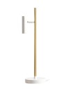 ALDEX desk lamp TREVO WHITE/Brass, 1 x 35W (1097B40)