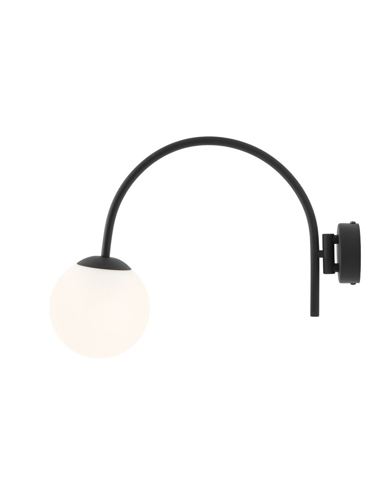 Cantilever wall lamps - ALDEX KINKETT NAVE BLACK, 1 x 40W (1088C1) - product kolory-swiatla.pl 1