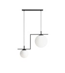Pendant lamps spheres - ALDEX PENDING LAMP ZAC 2 BLACK MATTE, 2 x 60W (1038H1_2) - product 1