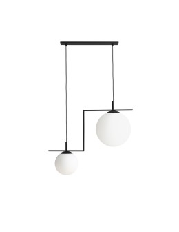 ALDEX LAMPA WISZĄCA ZAC 2 CZARNY MATTE, 2 x 60W     (1038H1_2)