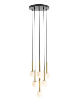 ALDEX PENDING LAMP RIU 7 BLACK, 7 x max 5W led (1103T1)