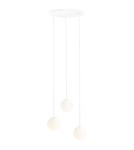 Pendant lamps spheres - ALDEX HANGING LAMP BOSSO 3 RING WHITE, 3 x max 40W (1087E_R) - product 1