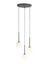 ALDEX LAMPA WISZĄCA BOSSO 3 RING CZARNY, 3 x max 40W (1087E1_R)