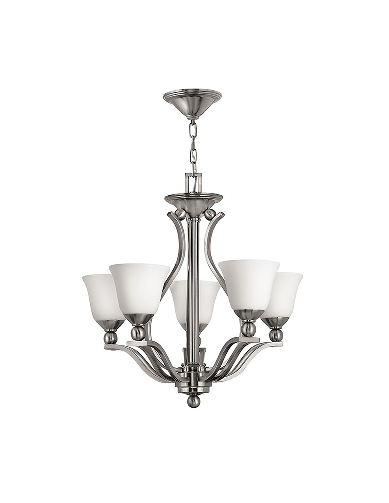 Retro chandeliers - Hinkley BOLLA 5x100W E27 HK/BOLLA5 Pendant. - product kolory-swiatla.pl 1