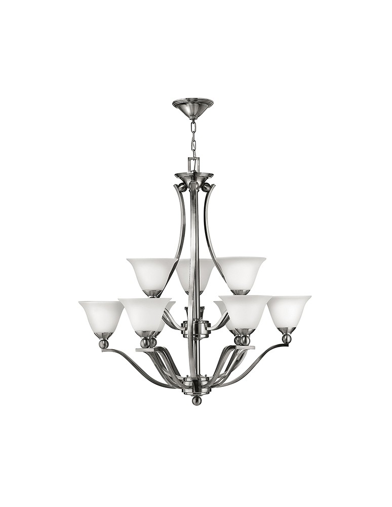 Retro chandeliers - Hinkley BOLLA 9x100W E27 HK/BOLLA9 Pendant. - product kolory-swiatla.pl 1