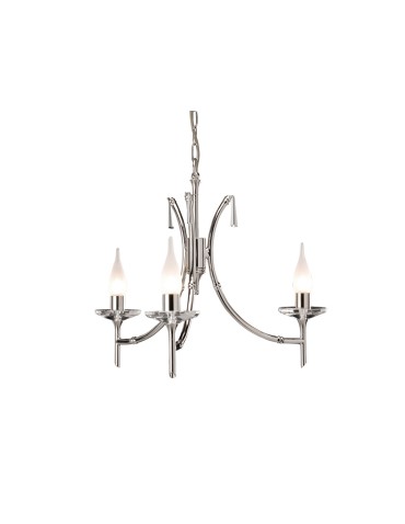 Elstead Lighting BRIGHTWELL 3x40W G9 BR3 NICKEL Pendant.