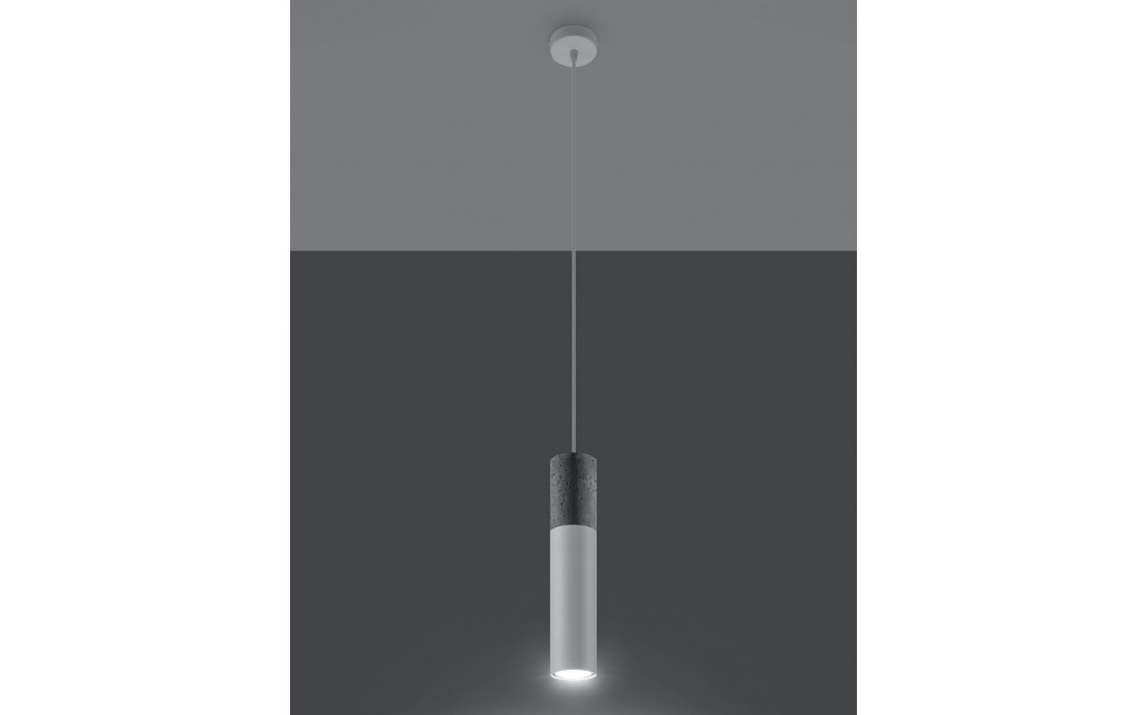 Sollux Lampa wisząca BORGIO 1 biały SL.0647