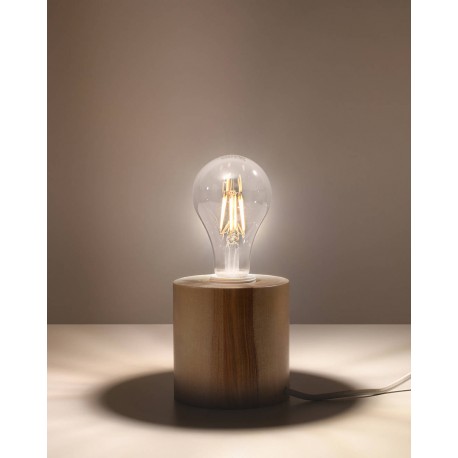 Sollux Lampa biurkowa SALGADO naturalne drewno SL.0674