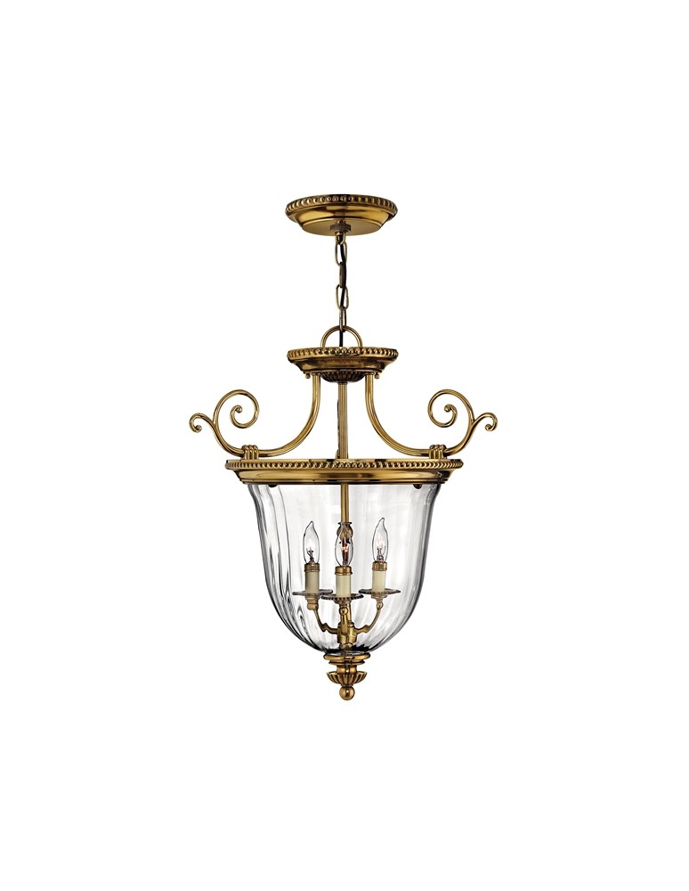 Chandelier chandeliers - Hinkley CAMBRIDGE 3x60W E14 HK/CAMBRIDGE/P/S Pendant. - product kolory-swiatla.pl 1