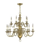 Chandelier chandeliers - Hinkley CAMBRIDGE 15x40W E14 HK/CAMBRIDGE15 Pendant. - product 1