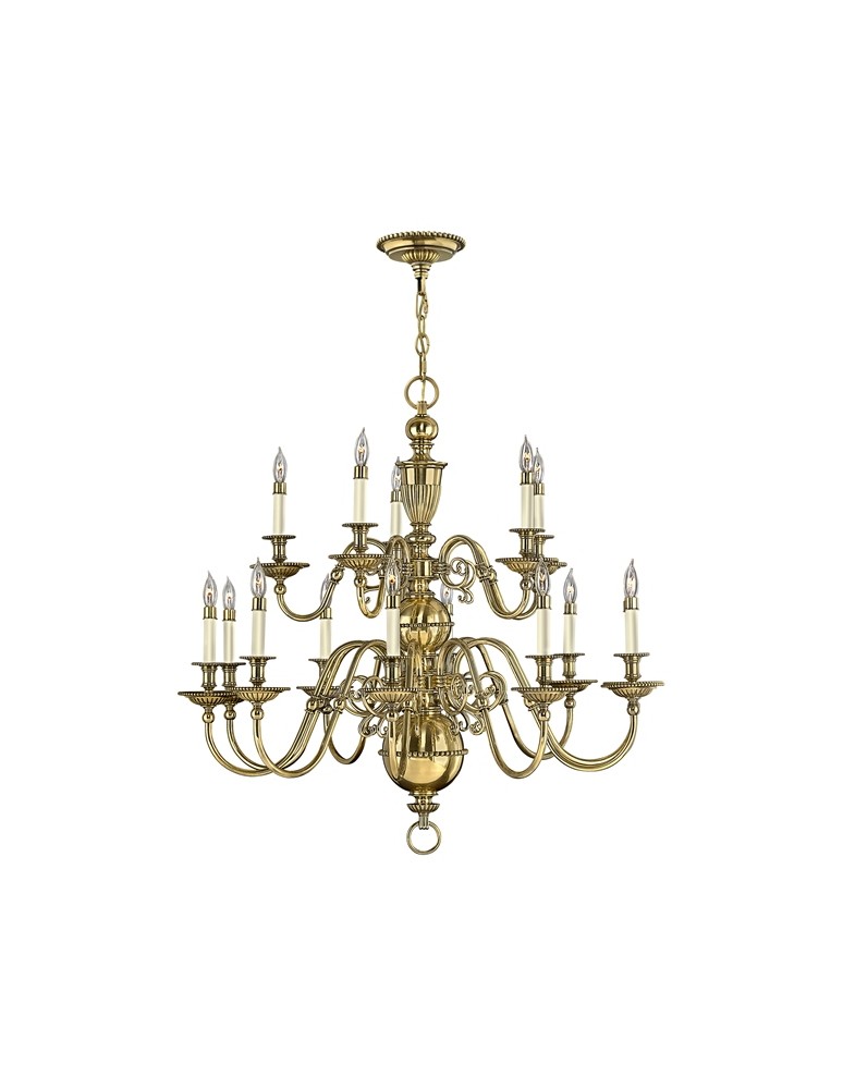 Chandelier chandeliers - Hinkley CAMBRIDGE 15x40W E14 HK/CAMBRIDGE15 Pendant. - product kolory-swiatla.pl 1