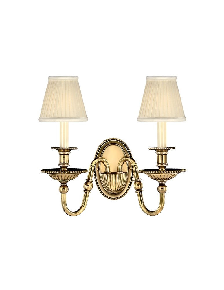 Wall lamps with lampshade - Hinkley CAMBRIDGE 2x60W E14 HK/CAMBRIDGE2 Wall lamp. - product kolory-swiatla.pl 1