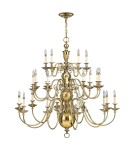 Chandelier chandeliers - Hinkley CAMBRIDGE 25x40W E14 HK/CAMBRIDGE25 Pendant. - product 1