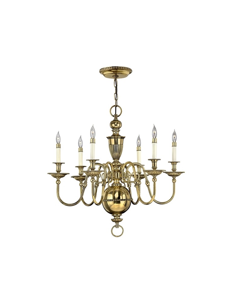 Chandelier chandeliers - Hinkley CAMBRIDGE 6x60W E14 HK/CAMBRIDGE6 Pendant. - product kolory-swiatla.pl 1