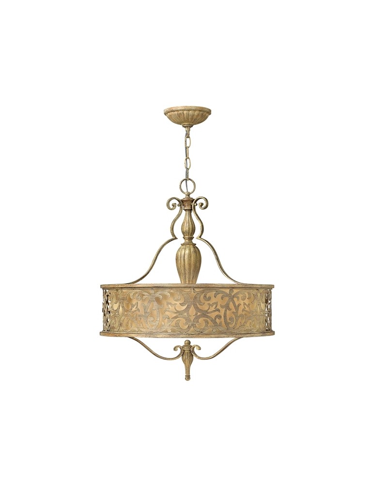 Provençal style lamps - Hinkley CARABEL 3x100W E27 HK/CARABEL/P/B Pendant. - product kolory-swiatla.pl 1