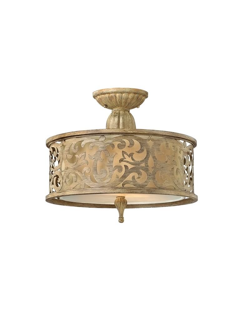 Ceiling lamps - Hinkley CARABEL 2x100W E27 HK/CARABEL/SF/S Ceiling light - product kolory-swiatla.pl 1