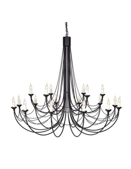 Elstead Lighting Interior Wisząca CARISBROOKE 16x60W E14 CB18 BLACK