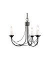 Elstead Lighting Interior Pendant CARISBROOKE 3x60W E14 CB3 BLACK.