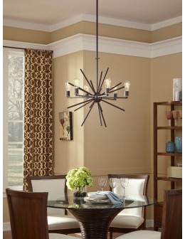 Quoizel CARNEGIE 6x100W E27 QZ/CARNEGIE6 Pendant. - product 2