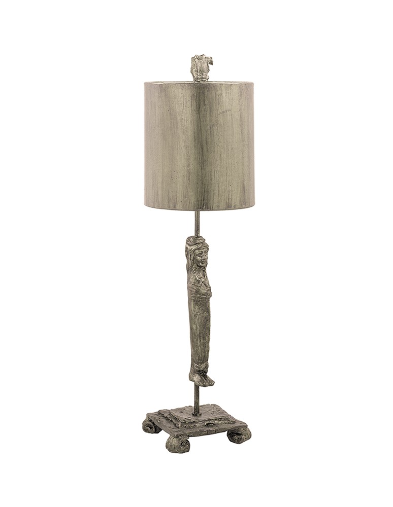Table lamps with lampshade - Elstead Lighting Flambeau Table CARYATID 1x60W E27 FB/CARYATID-S - product kolory-swiatla.pl 1