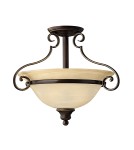 Retro ceiling lamps - Hinkley CELLO 2x75W E27 HK/CELLO/SF Ceiling light - product 1