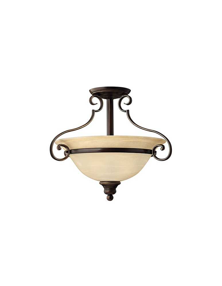 Retro ceiling lamps - Hinkley CELLO 2x75W E27 HK/CELLO/SF Ceiling light - product kolory-swiatla.pl 1