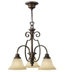 Retro chandeliers - Hinkley CELLO 3x100W E27 HK/CELLO3 Pendant. - product 1