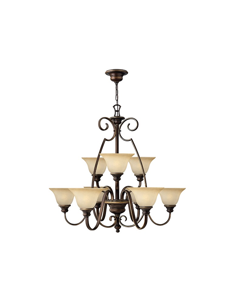 Chandeliers - Hinkley CELLO 9x100W E27 HK/CELLO9 Pendant. - product kolory-swiatla.pl 1
