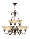 Hinkley CELLO 9x100W E27 HK/CELLO9 Pendant.