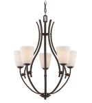 Rustic chandeliers - Quoizel CHANTILLY 5x100W E27 QZ/CHANTILLY5 Pendant. - product 1