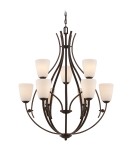 Rustic chandeliers - Quoizel CHANTILLY 9x100W E27 QZ/CHANTILLY9 Pendant - product 1