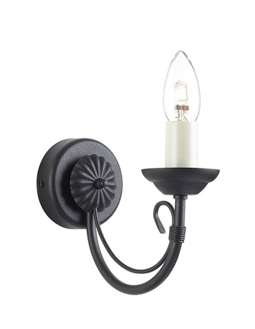 Elstead Lighting Interior Wall lamp CHARTWELL 1x60W E14 CH1 BLACK