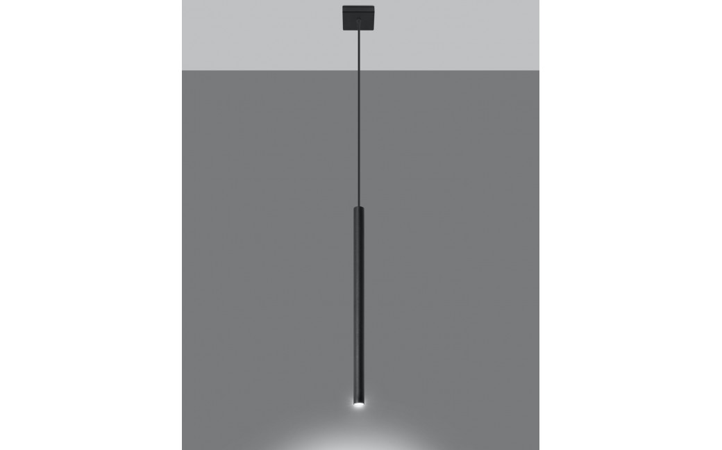 Sollux Lampa wisząca PASTELO 1 czarna SL.0469