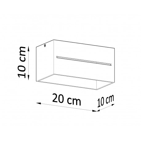 Sollux Plafon LOBO MAXI czarny SL.0384