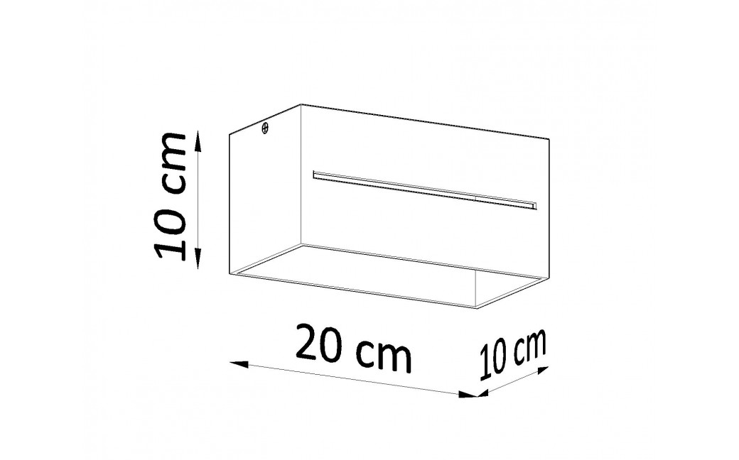 Sollux Plafon LOBO MAXI czarny SL.0384