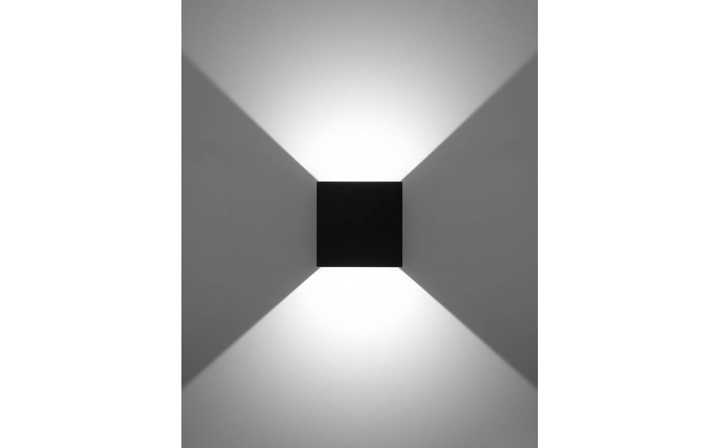 Sollux Kinkiet LUCA czarny LED IP54 SL.0545