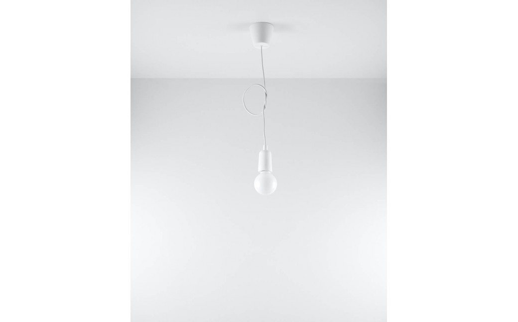 Sollux Lampa wisząca DIEGO 1 biała SL.0569