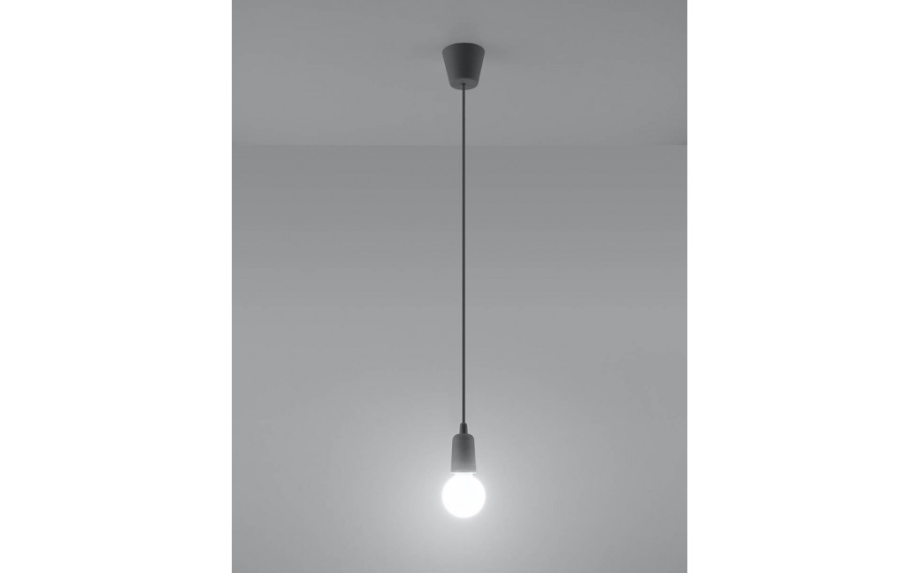 Sollux Lampa wisząca DIEGO 1 szara SL.0575
