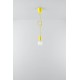 Sollux Lampa wisząca DIEGO 1 żółta SL.0578