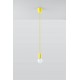 Sollux Lampa wisząca DIEGO 1 żółta SL.0578