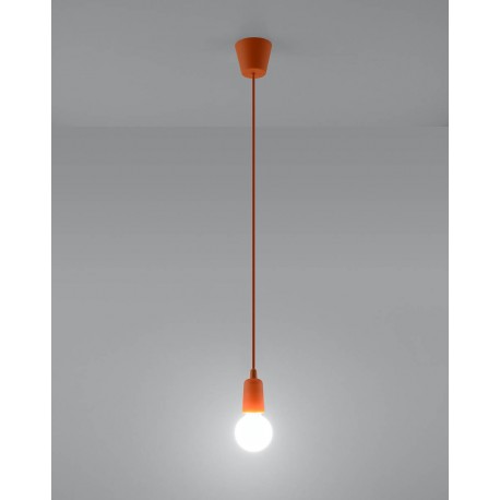 Sollux Lampa wisząca DIEGO 1 pomarańczowy SL.0584