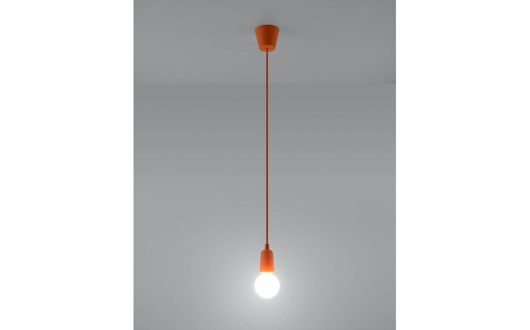 Sollux Lampa wisząca DIEGO 1 pomarańczowy SL.0584