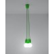 Sollux Lampa wisząca DIEGO 3 zielony SL.0582