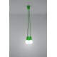 Sollux Lampa wisząca DIEGO 3 zielony SL.0582