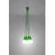 Sollux Lampa wisząca DIEGO 5 zielony SL.0583