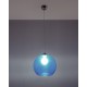 Sollux Lampa wisząca BALL błękitna SL.0251