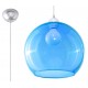 Sollux Lampa wisząca BALL błękitna SL.0251
