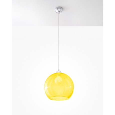 Sollux Lampa wisząca BALL żółta SL.0252