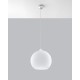 Sollux Lampa wisząca BALL biała SL.0256